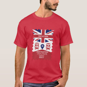T-shirt Destination Londres France Vacances