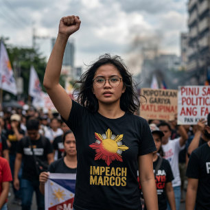 T-shirt Destituer Marcos Manifestation Contre la Corruptio
