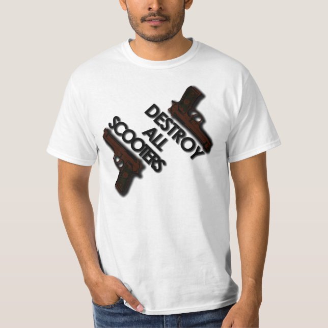 T-shirt Destory tous les scooters (Devant)