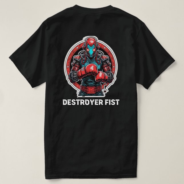 T-shirt Destroyer fist (Design dos)