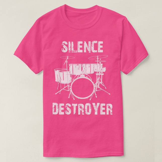 T-shirt Destructeur de silence (Design devant)