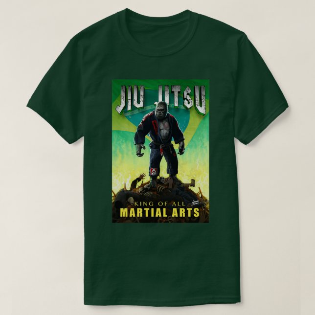 T-shirt Destructeur Jiu Jitsu Gorilla 1 (Design devant)