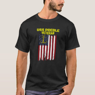T-shirt Destructeur USS Preble DLG-15 Fête des pères Vé