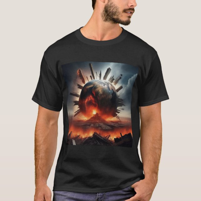 T-shirt destruction de l'univers (Devant)