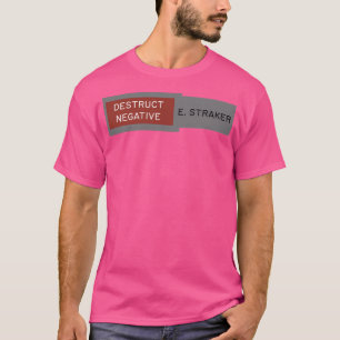 T-shirt Destruction négative