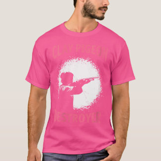 T-shirt Destructrice de pigeons d'argile Wo Mesdames Tir s