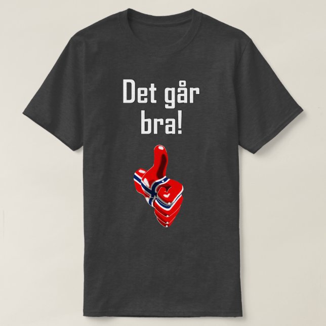 T-shirt Det Gar Bra (Design devant)