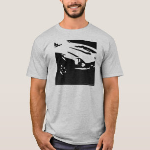 T-shirt Détail de Datsun 240Z - noircissez sur la chemise