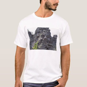 T-shirt Détail de la face de la tour de la porte ouest-Gop