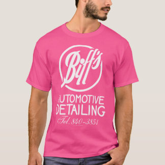 T-shirt Détail De L'Automobile De Biff Drôle Retour Au Fut