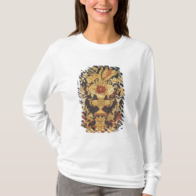 T-shirt Détail de marqueterie d'un buffet (Devant)