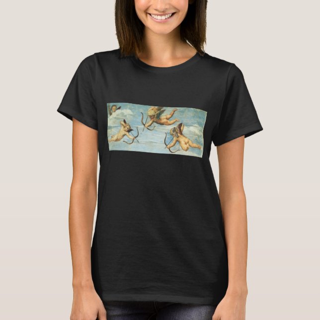 T-shirt Détail des anges du Triomphe de Galatée par Raphaë (Devant)