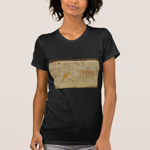 T-shirt Détail du hiéroglyphe Owl, Hatshepsut Temple, Eg