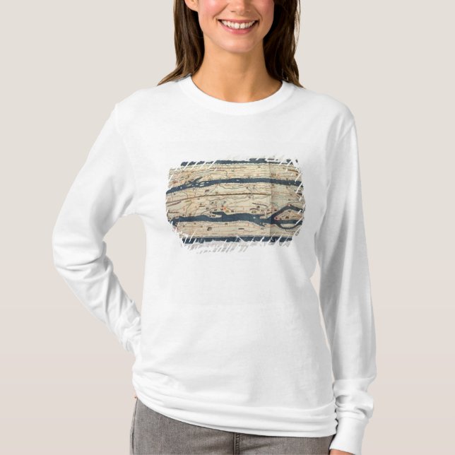T-shirt Détail du Tableau de Peutinger (Devant)