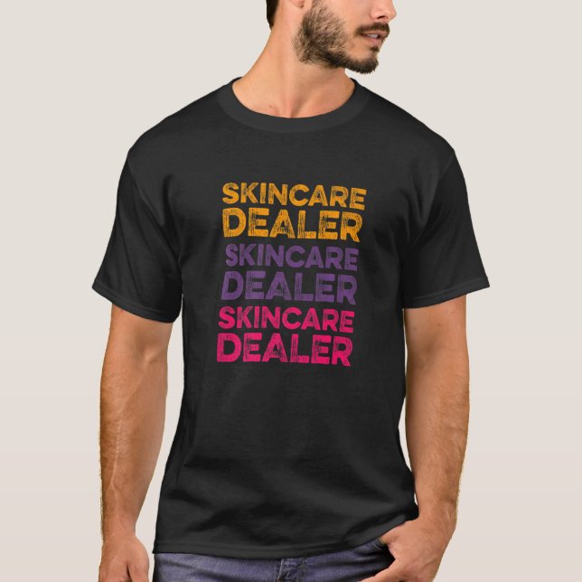 T-shirt Détaillant de soins de la peau Esthétique Rétro So (Devant)