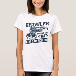 T-shirt Détaillant de voiture Détail auto Nouveau Sensem