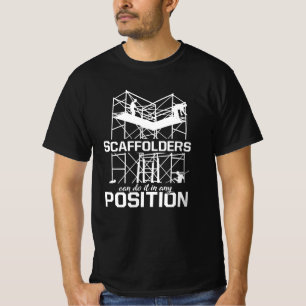 T-shirt Détaillants Position échafaudage échafaudage é