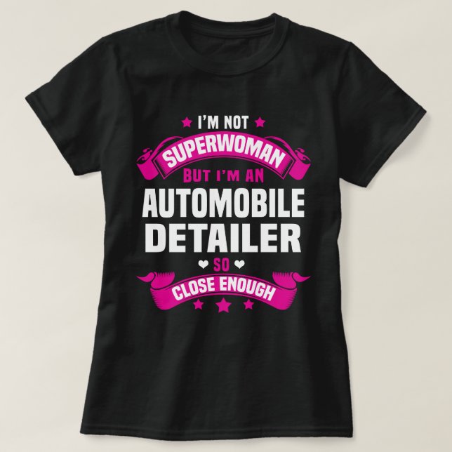 T-shirt Détailleur automobile (Design devant)