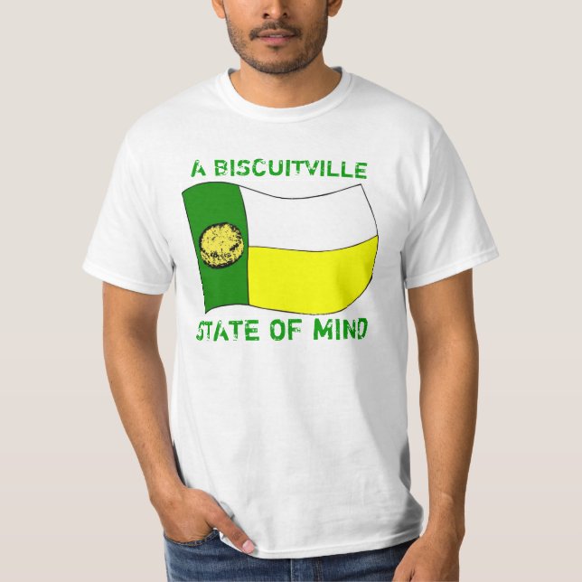 T-shirt d'état d'esprit de Biscuitville (Devant)