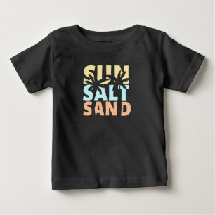 T-shirt d'été de la plage de sable de soleil