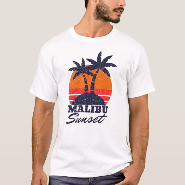 T-shirt d'été de Malibu (Devant)