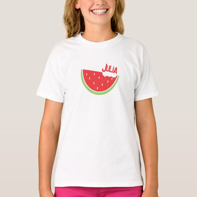 T-Shirt d'été personnalisé pastèque (Devant)