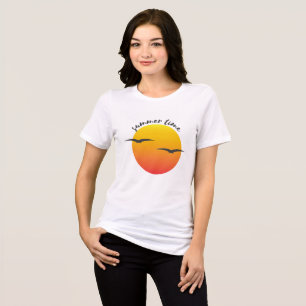 T-shirt d'été pour femmes Haut décontracté et élég