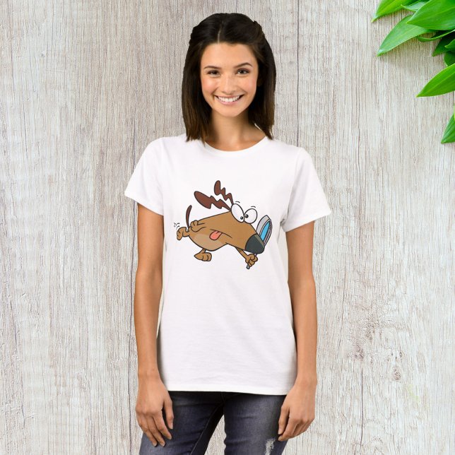 T-shirt Détecteur de chien avec verre grossissant (Créateur téléchargé)