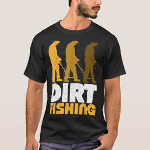 T-shirt Détecteur De Métal De Pêche À La Recherche De Trés