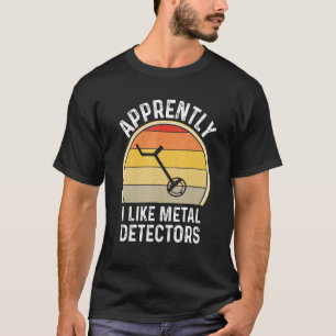 T-shirt Détecteur De Métal Rétro Pour Hommes Détection De