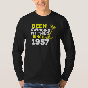 T-shirt Détecteur de métaux depuis 1957 Je balance mon tru