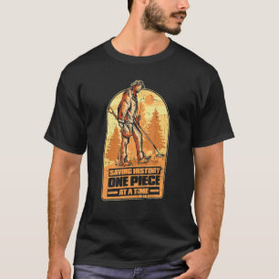T-shirt Détecteur de métaux Détectoriste Chasse aux trésor
