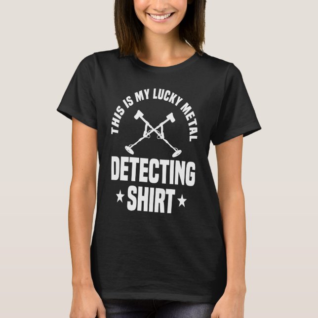 T-shirt Détecteur de métaux précieux (Devant)