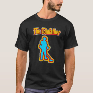 T-shirt Détecteur Métal Coinfather Vintage Re