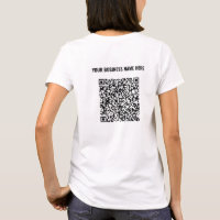 Détection de code QR et texte personnalisé Votre T