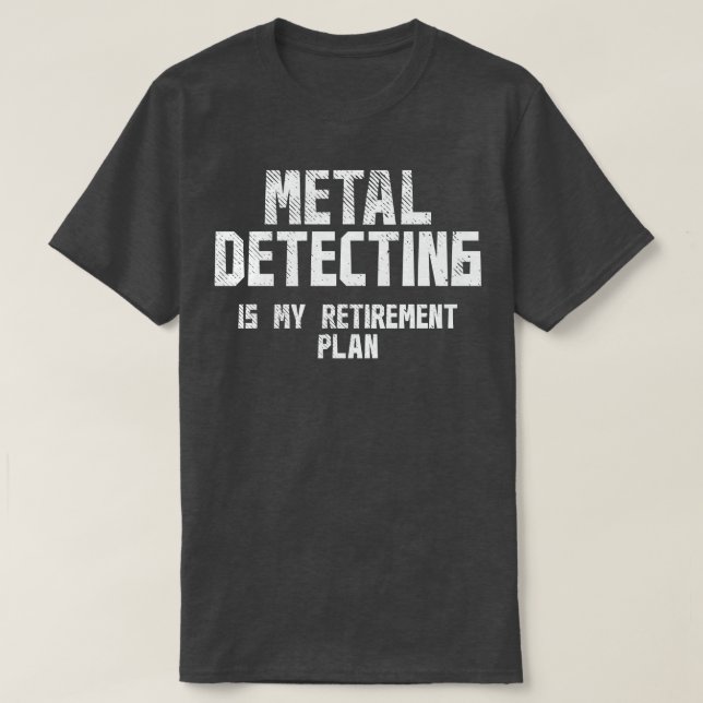 T-shirt Détection de la retraite par métal 2 (Design devant)