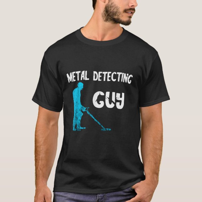 T-shirt Détection de métal Détecteur de Guy Détection de c (Devant)