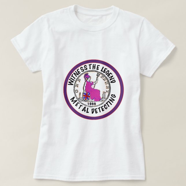 T-shirt Détection de métaux 60e anniversaire  (Design devant)