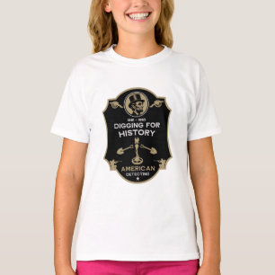 T-shirt Détection de métaux de la guerre de Sécession amér