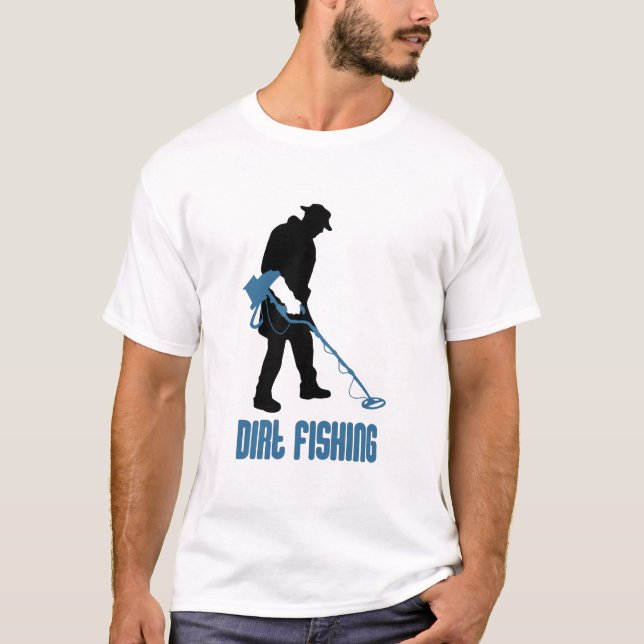 T-shirt Détection des métaux - Pêche au sec (Devant)