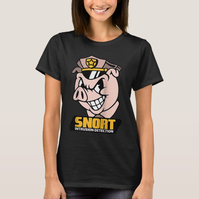 T-shirt Détection d'intrusion Snort Cybersecurity Securi C (Devant)