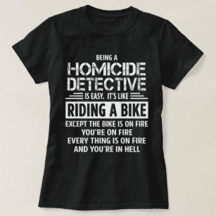 T-shirt Détective de homicide