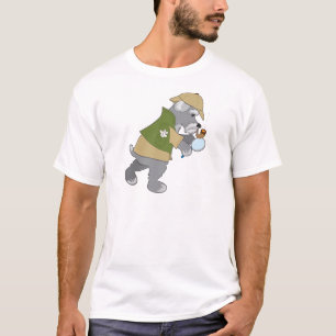 T-shirt Détective de Schnauzer