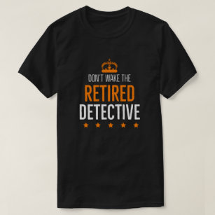 T-shirt Détective retraitée