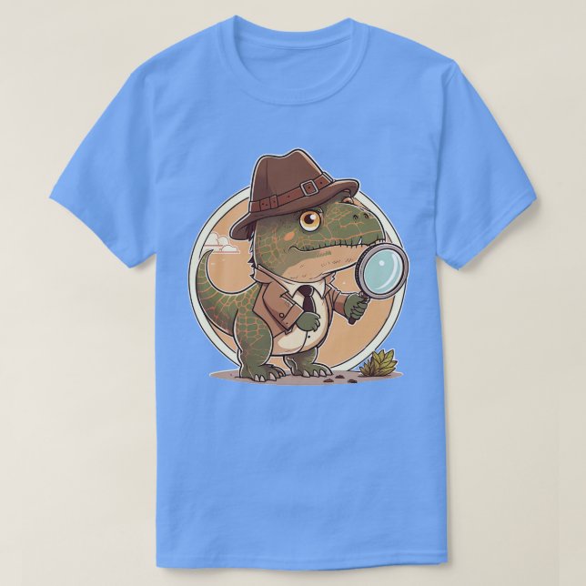 T-shirt Détective TRex (Design devant)