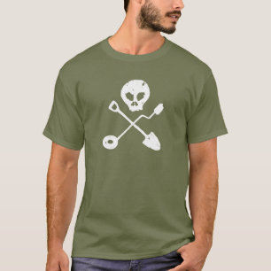 T-shirt Detectorist Skull - Sondengänger crânes