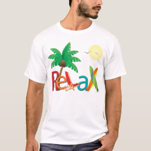 T-shirt Détendez à la plage