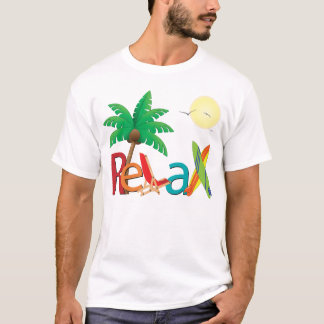 T-shirt Détendez à la plage