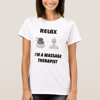 T-shirt Détendez-moi suis thérapeute de massage d'A