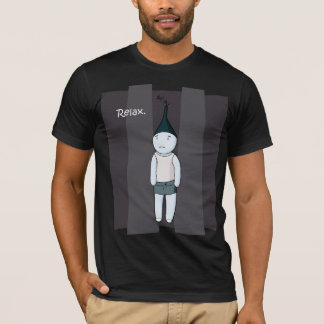 T-shirt Détendez, obscurité colorée